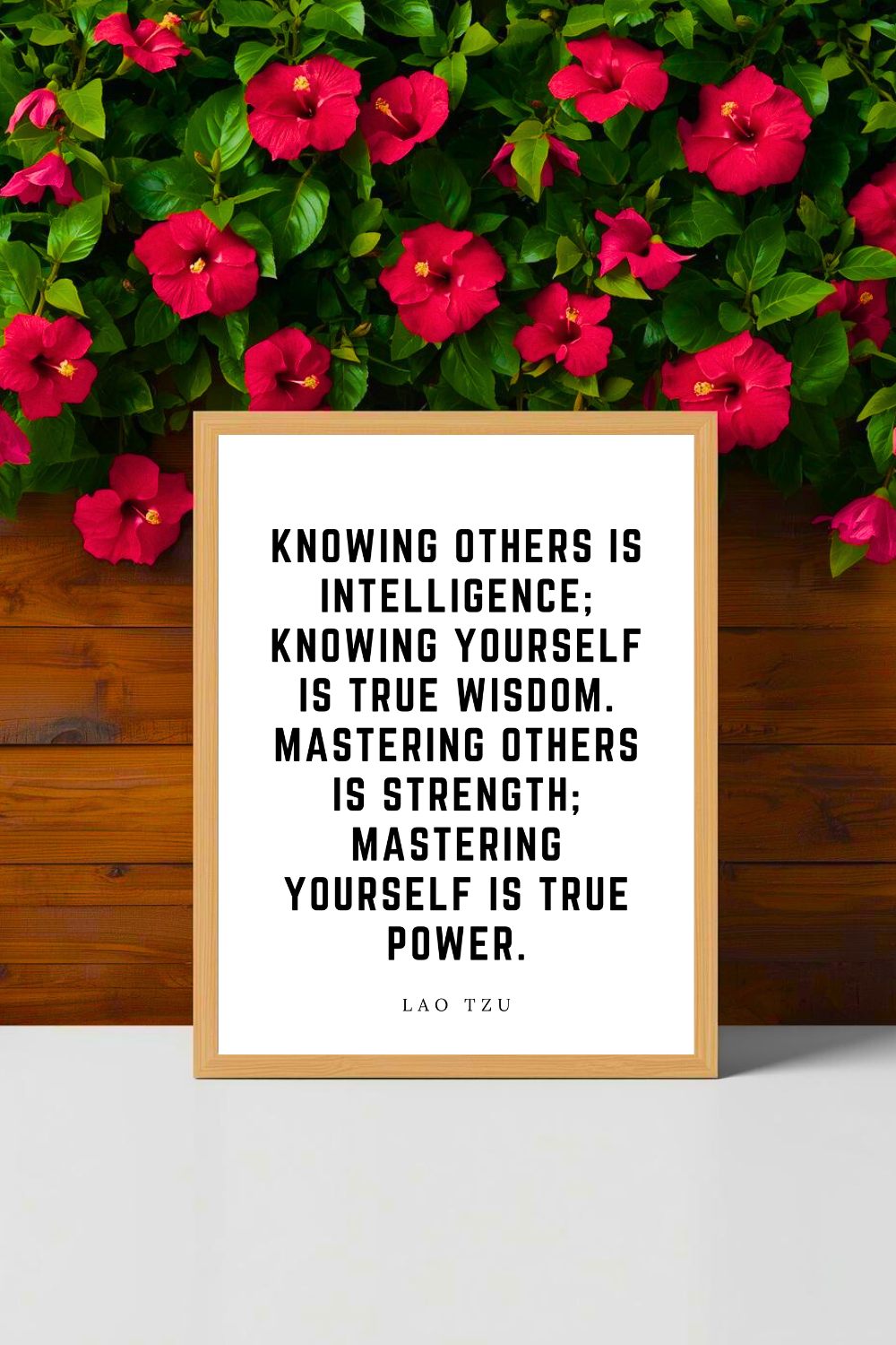 Knowing Others is Intelligence • Top Lao Tzu Quotes • Modern Minimalist Printable • Positive Inspirational Quote • 8x10 Print.png