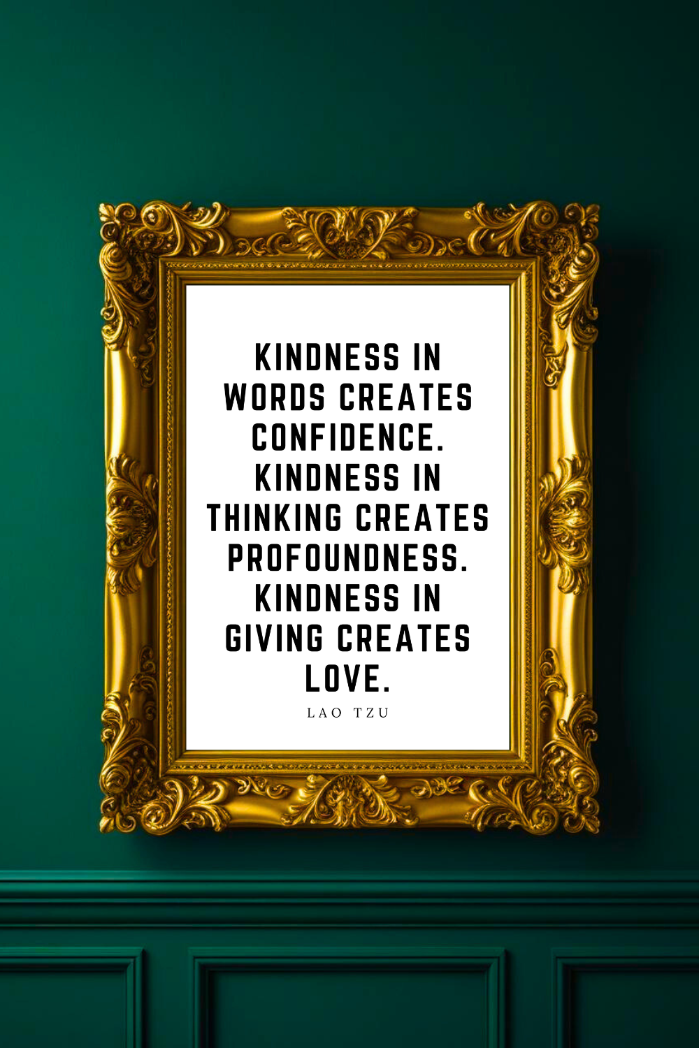 Kindness in Words • Top Lao Tzu Quotes • Home Decor • Black and White Printable Wall Art.png