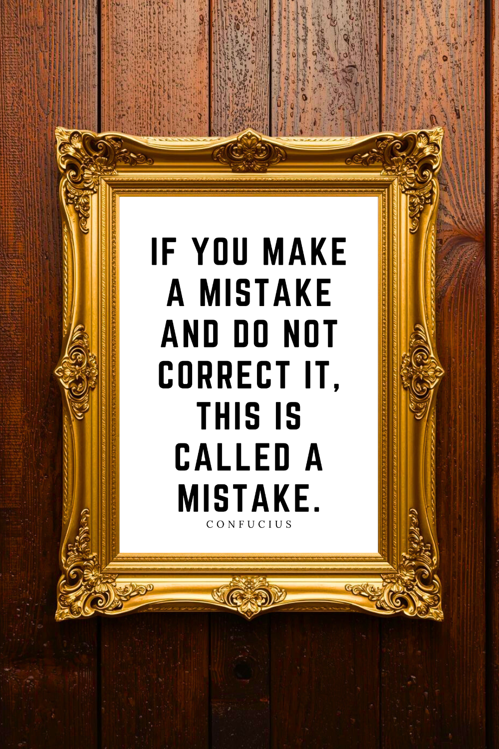If You Make a Mistake • Top Confucius Quotes • Instant Print • Wall Art .png