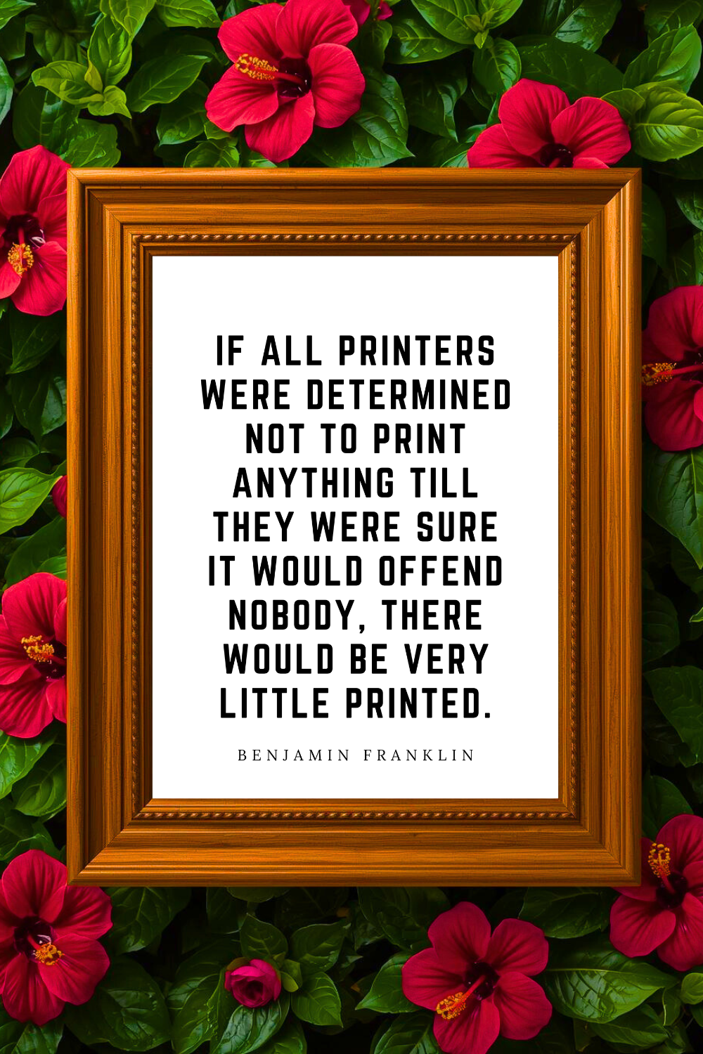 If All Printers Were Determined • Top Benjamin Franklin Quotes • Printable Positive Affirmation • Printable Positive Affirmation • Modern Farmhouse Decor • Wall Art Quote • Black and White • Print.png