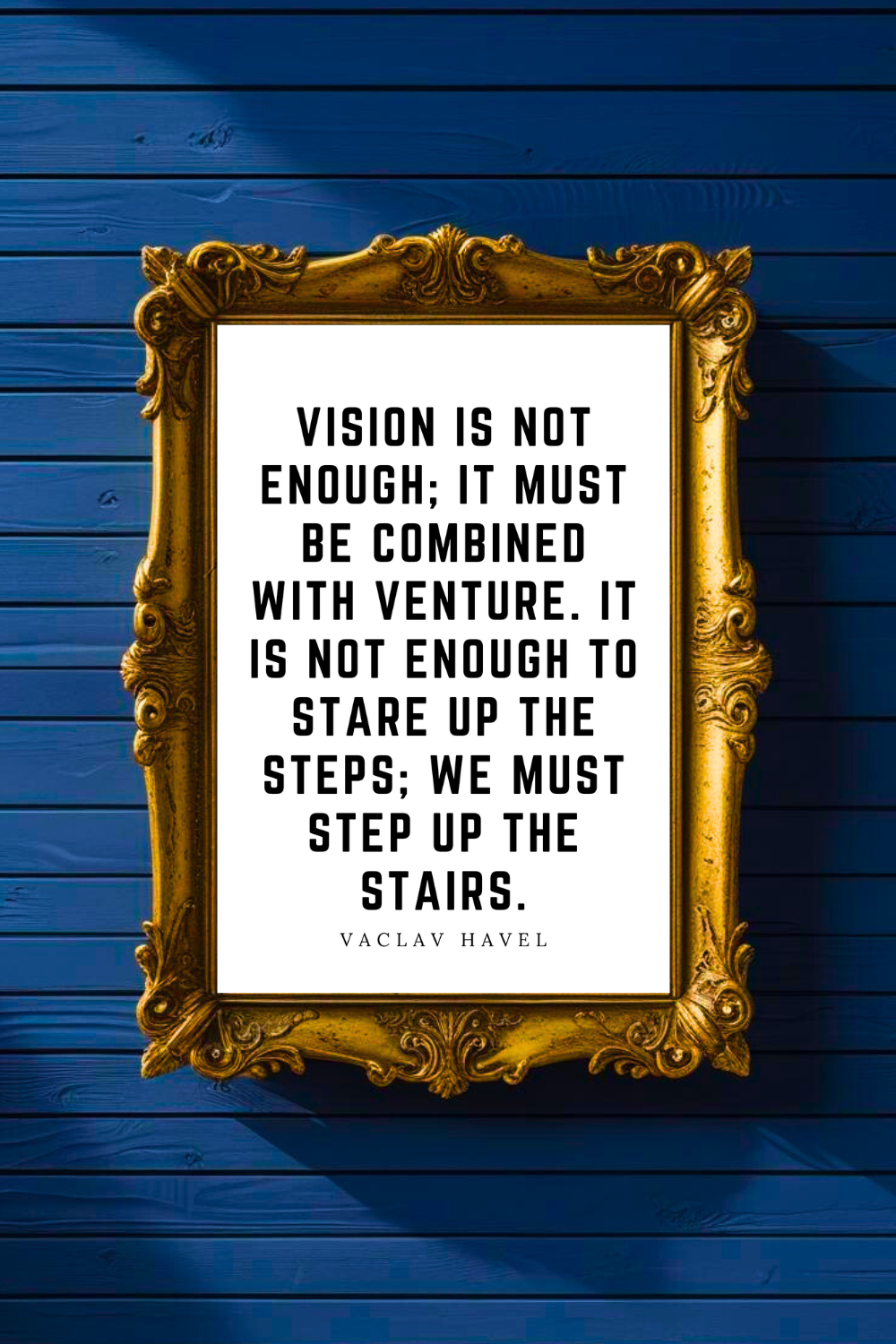 WE MUST STEP UP THE STAIRS • Printable Motivational Quotes • Black and White Inspirational Wall Art Prints.png