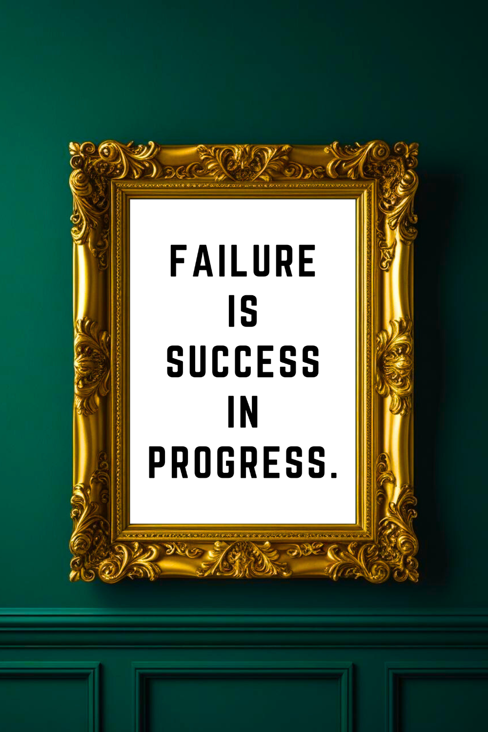 SUCCESS IN PROGRESS • Top Quotes Home Decor • Black and White Printable Wall Art.png
