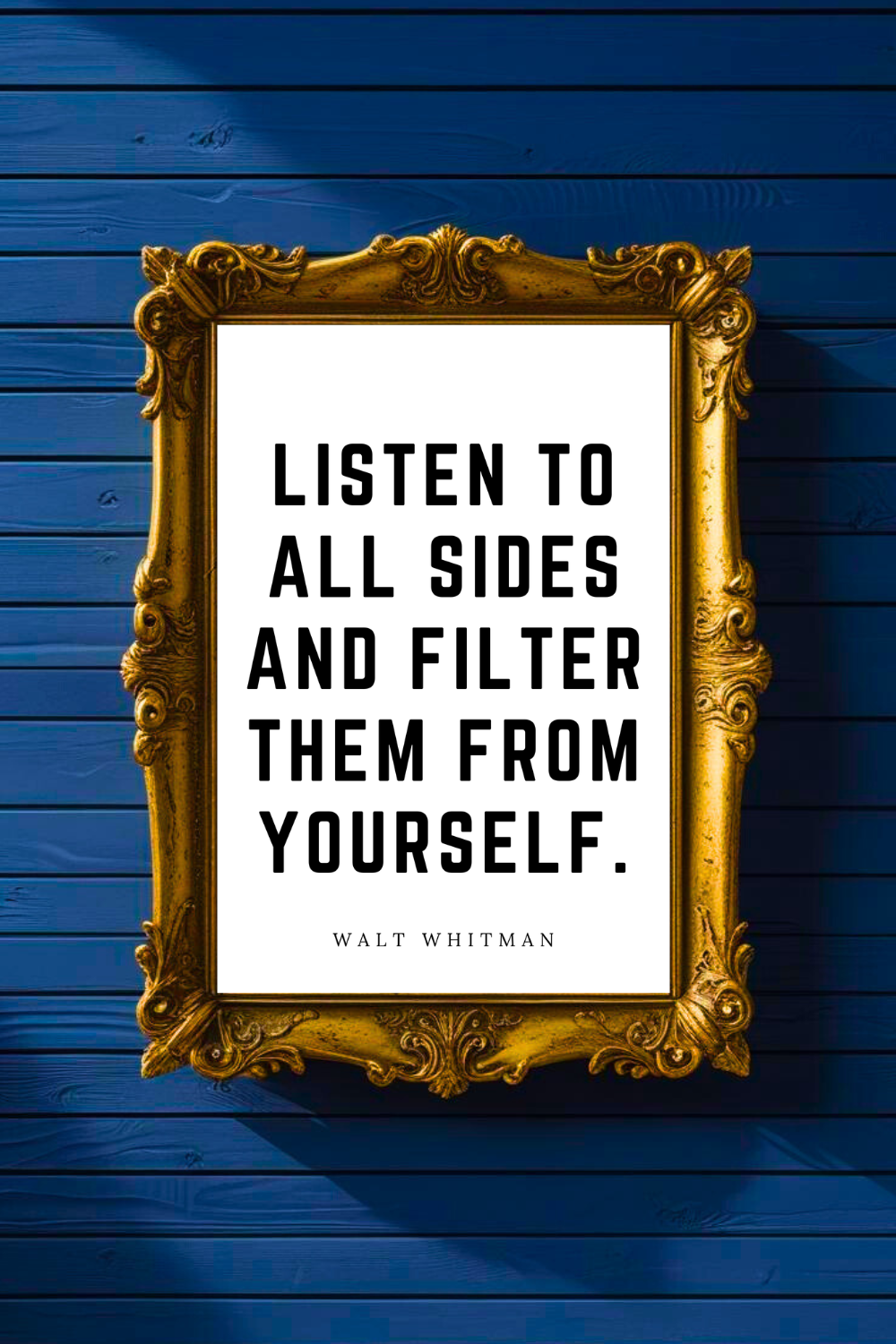 LISTEN TO ALL SIDES • Printable Motivational Sayings • Black and White Inspirational Wall Art Quote Prints.png