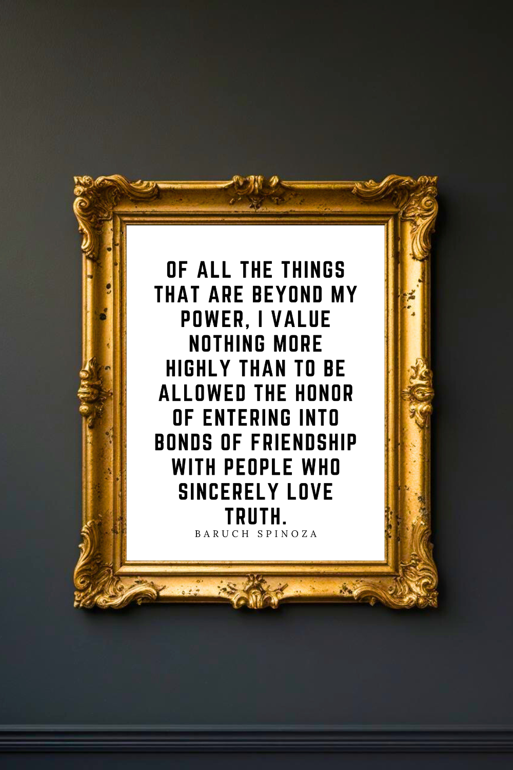People Who Sincerely Love Truth • Top Baruch Spinoza Quotes • 8x10 • Uplifting Quotes to Print Instant Download Wall Art.png