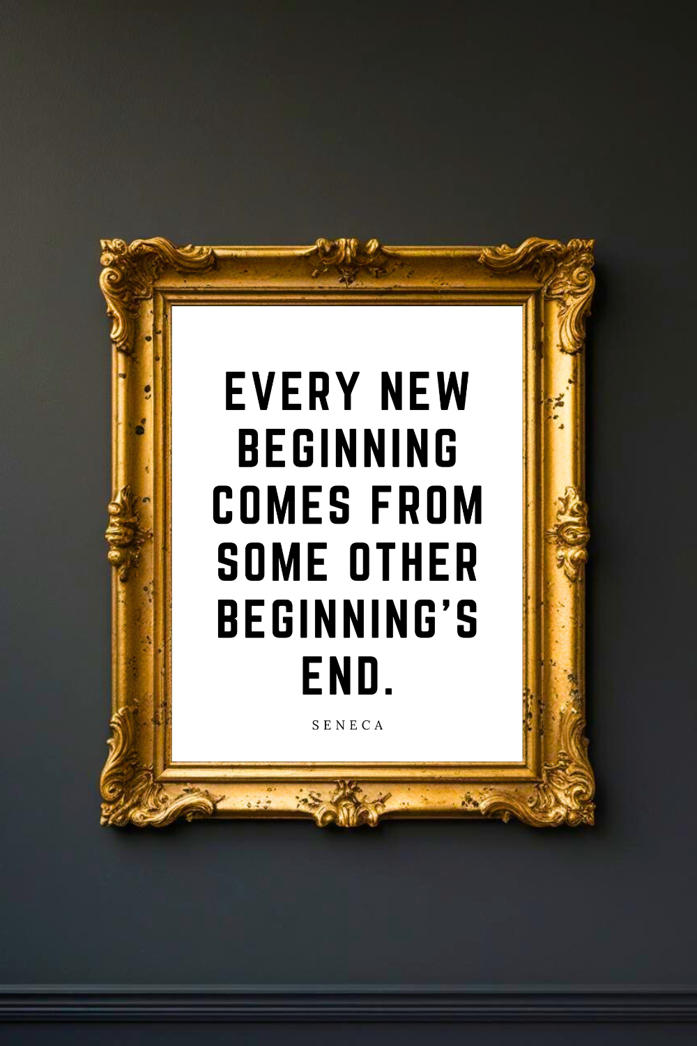 Every New Beginning  • Top Seneca Quotes • 8x10 • Uplifting Quotes to Print Instant Download Wall Art.png