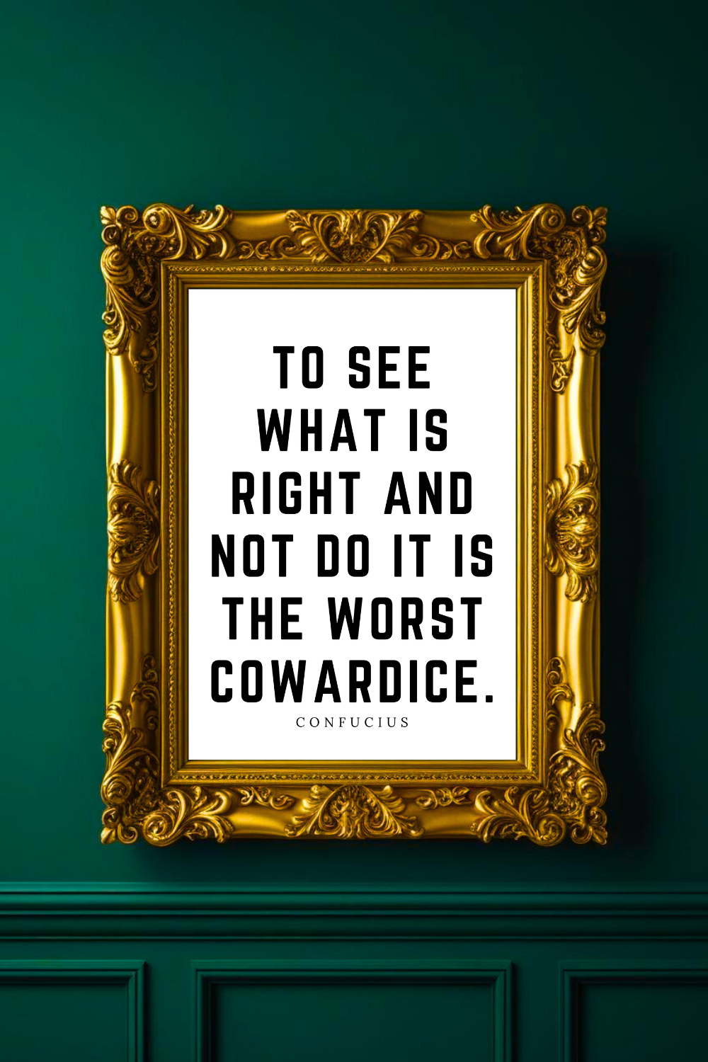 To See What is Right • Top Confucius Quotes • Home Decor • Black and White Printable Wall Art.png