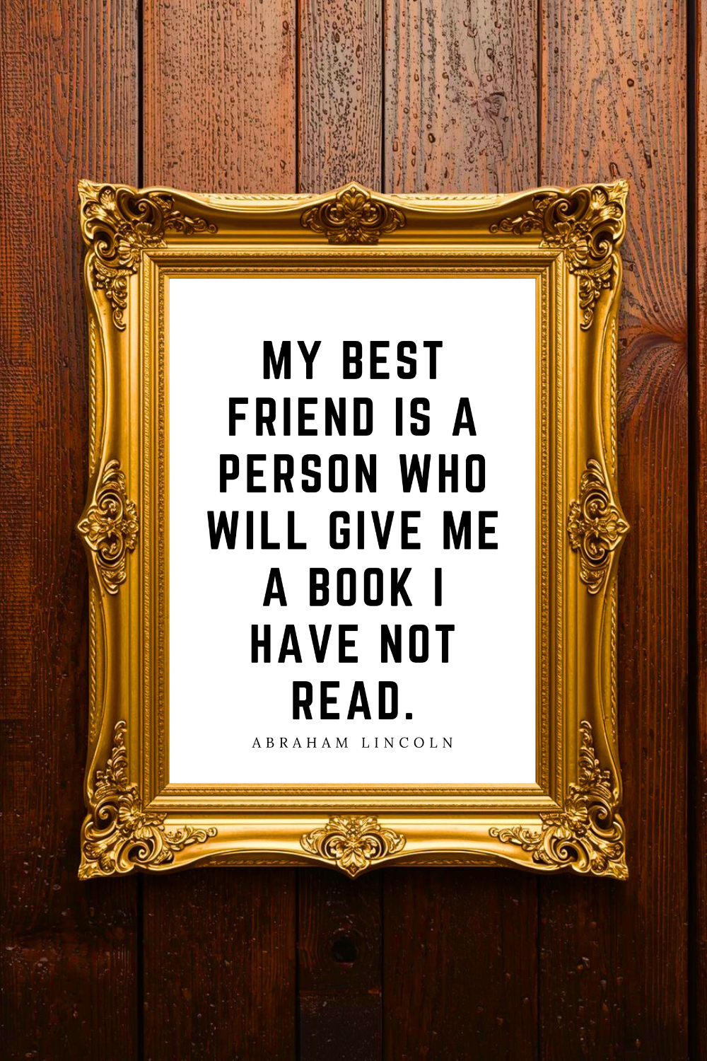 a book i have not read • Top Abraham Lincoln Quotes • Instant Print • Art .png
