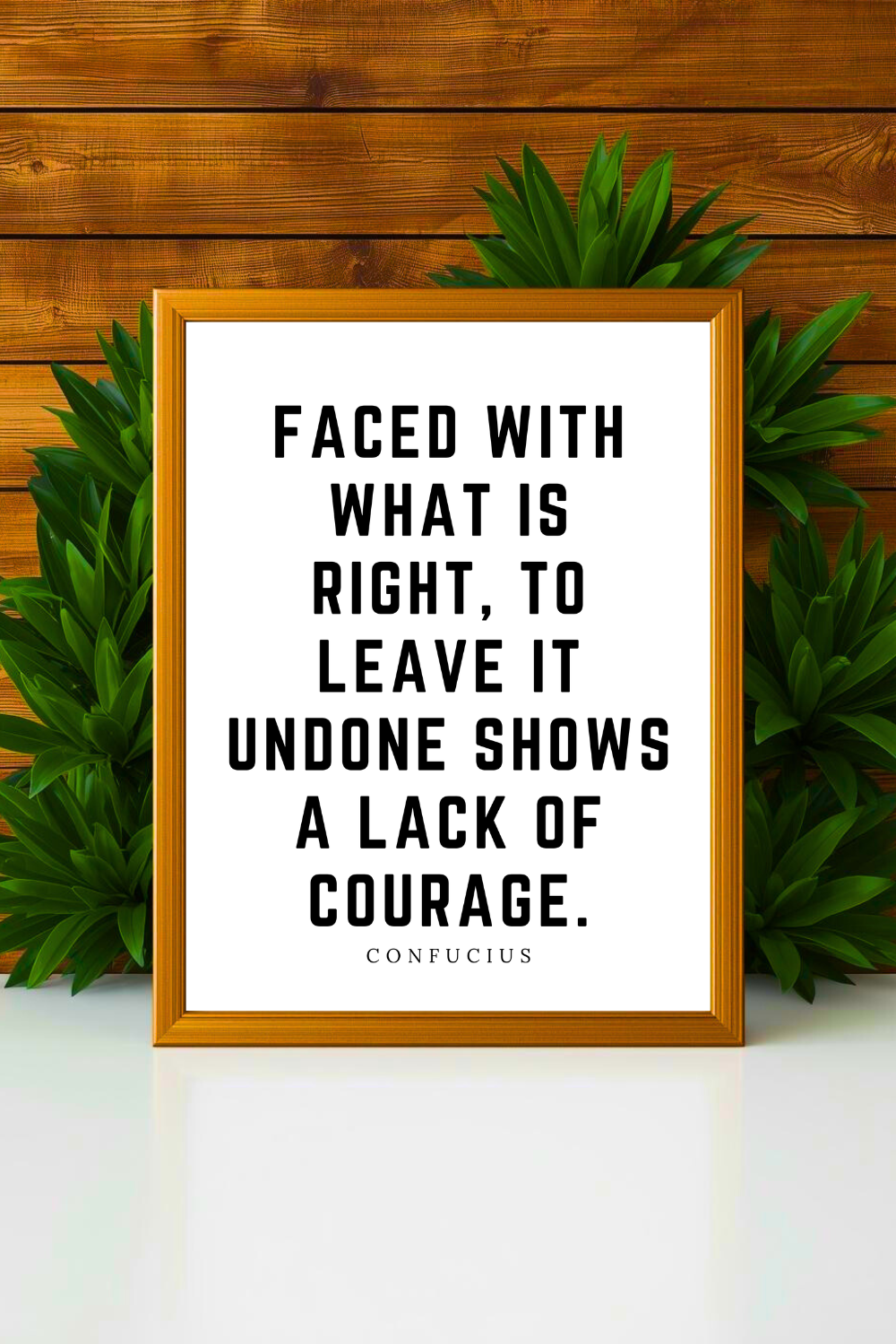Faced with What is Right • Top Confucius Quotes • Modern Minimalist Printable • Positive Inspirational Quotes • Home Decorations.png