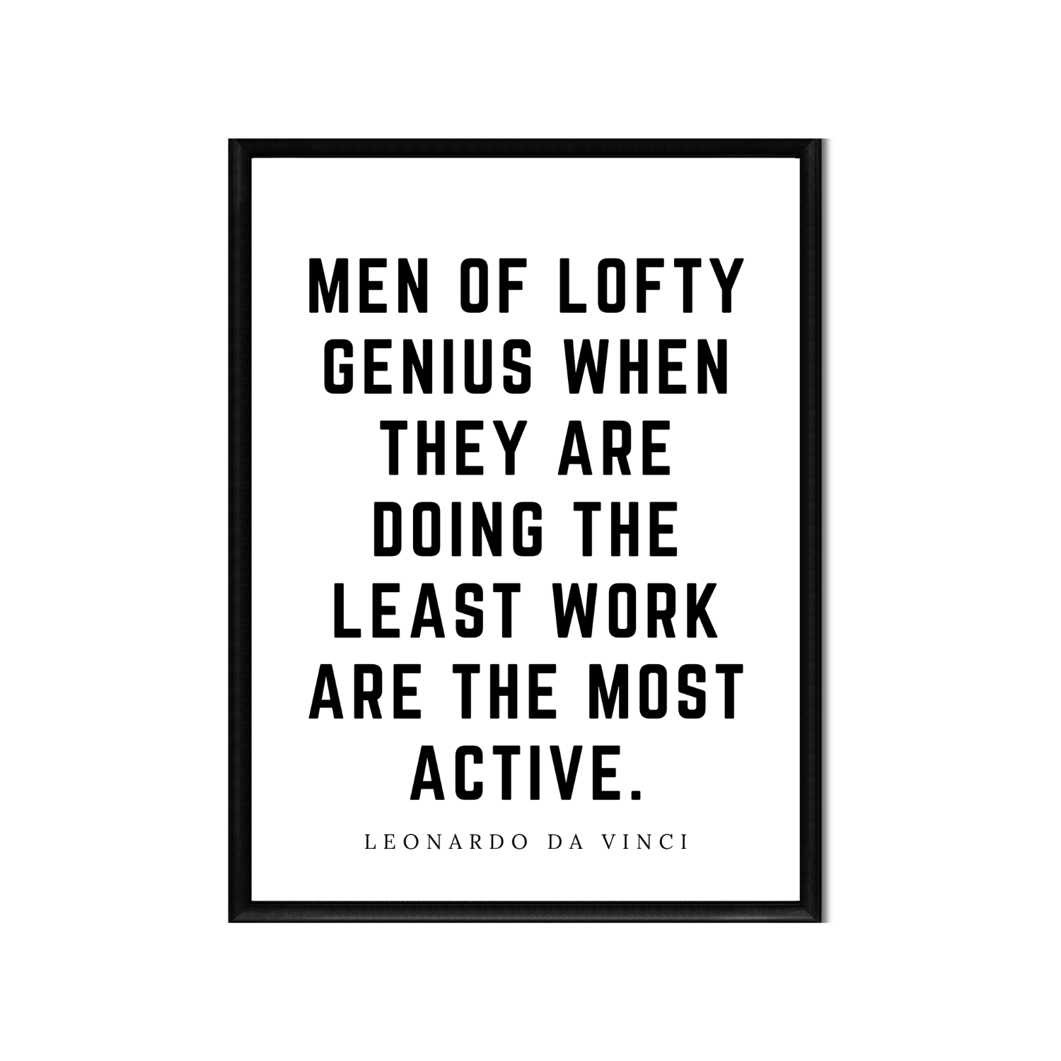 MEN OF LOFTY GENIUS • Printable Quote Downloadable File .png