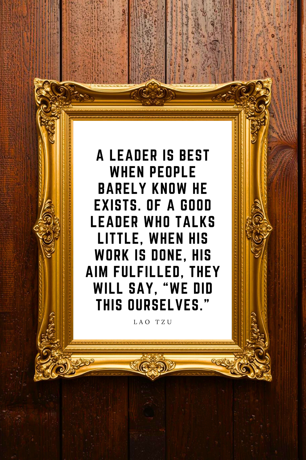 A Leader is Best • Top Lao Tzu Quotes • Instant Print • Wall Art .png