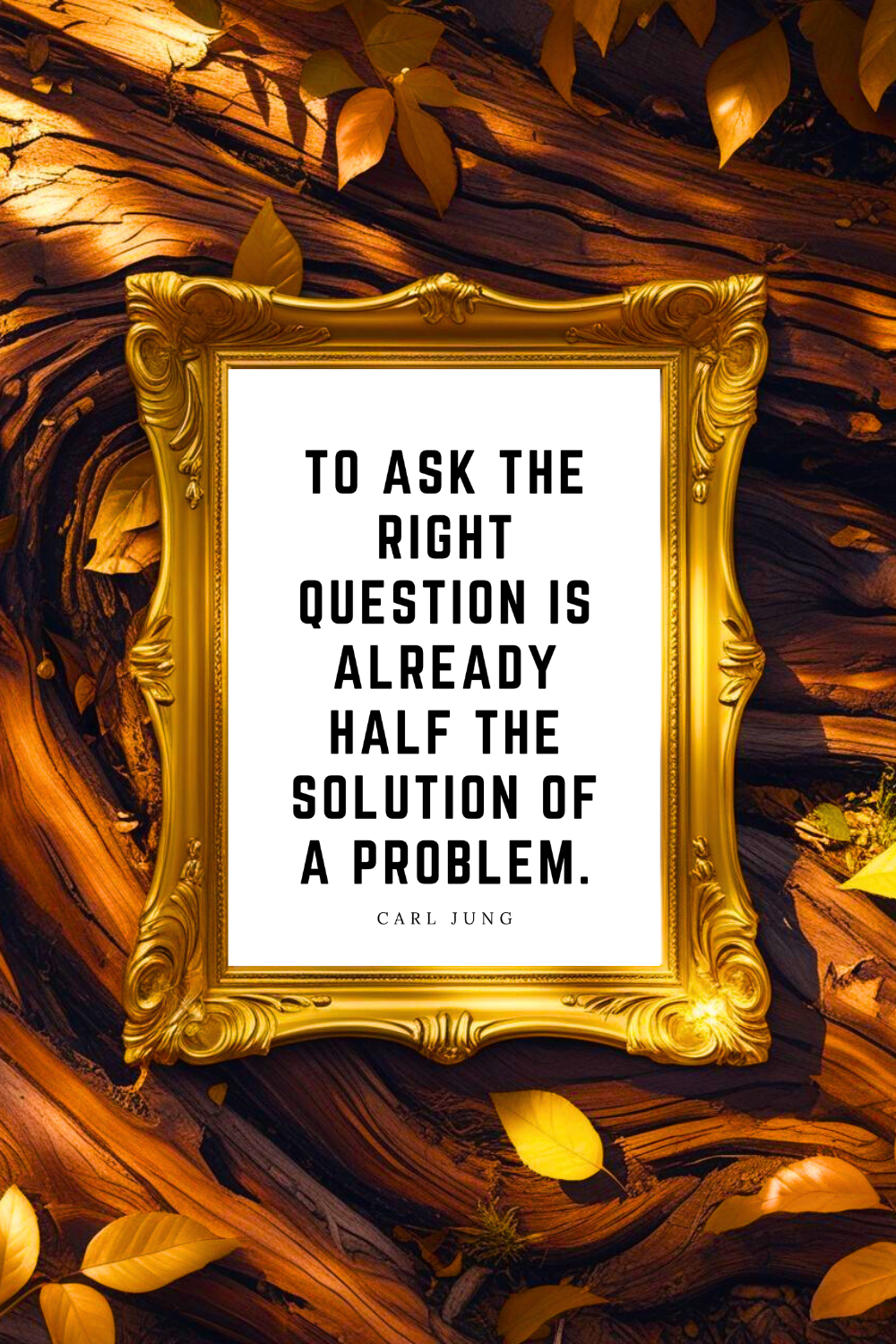 THE SOLUTION OF A PROBLEM • 8x10 • Downloadable Motivational Quote Poster • Feel Good Wall Decor.png