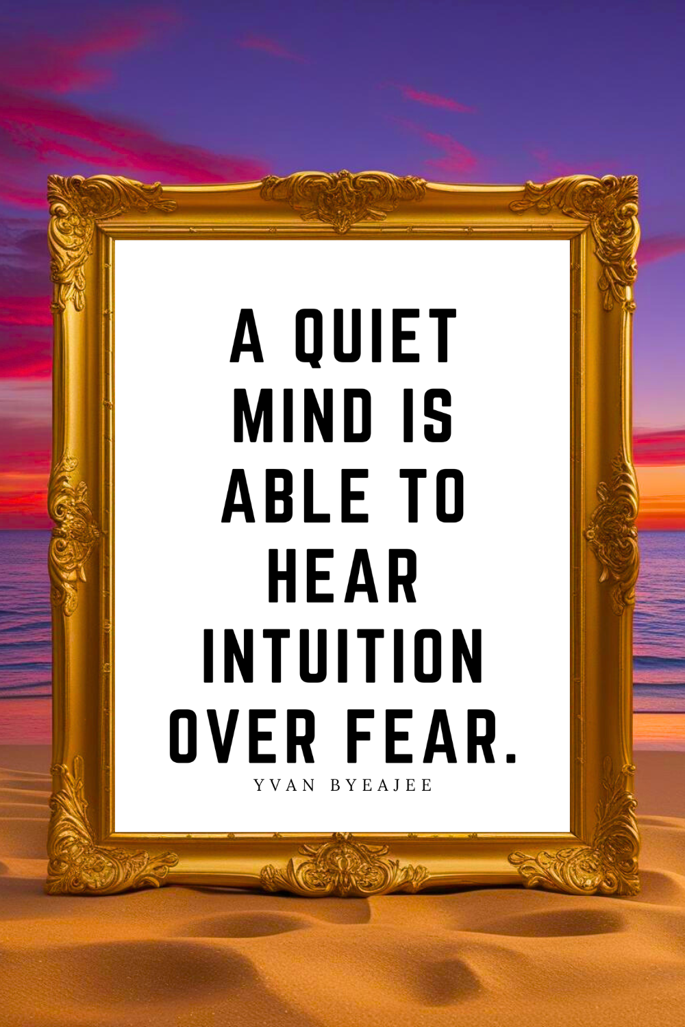 INTUITION OVER FEAR • Printable Peace to the People Inspirational Quotes •.png