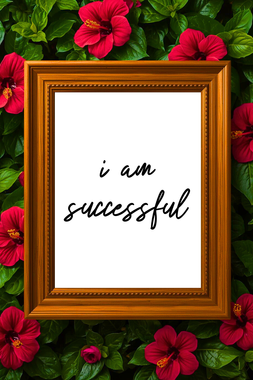 i am successful • Printable Positive Affirmation • Printable Positive Affirmation • Modern Farmhouse Decor • Wall Art Quote • Black and White • Printable PDF.png