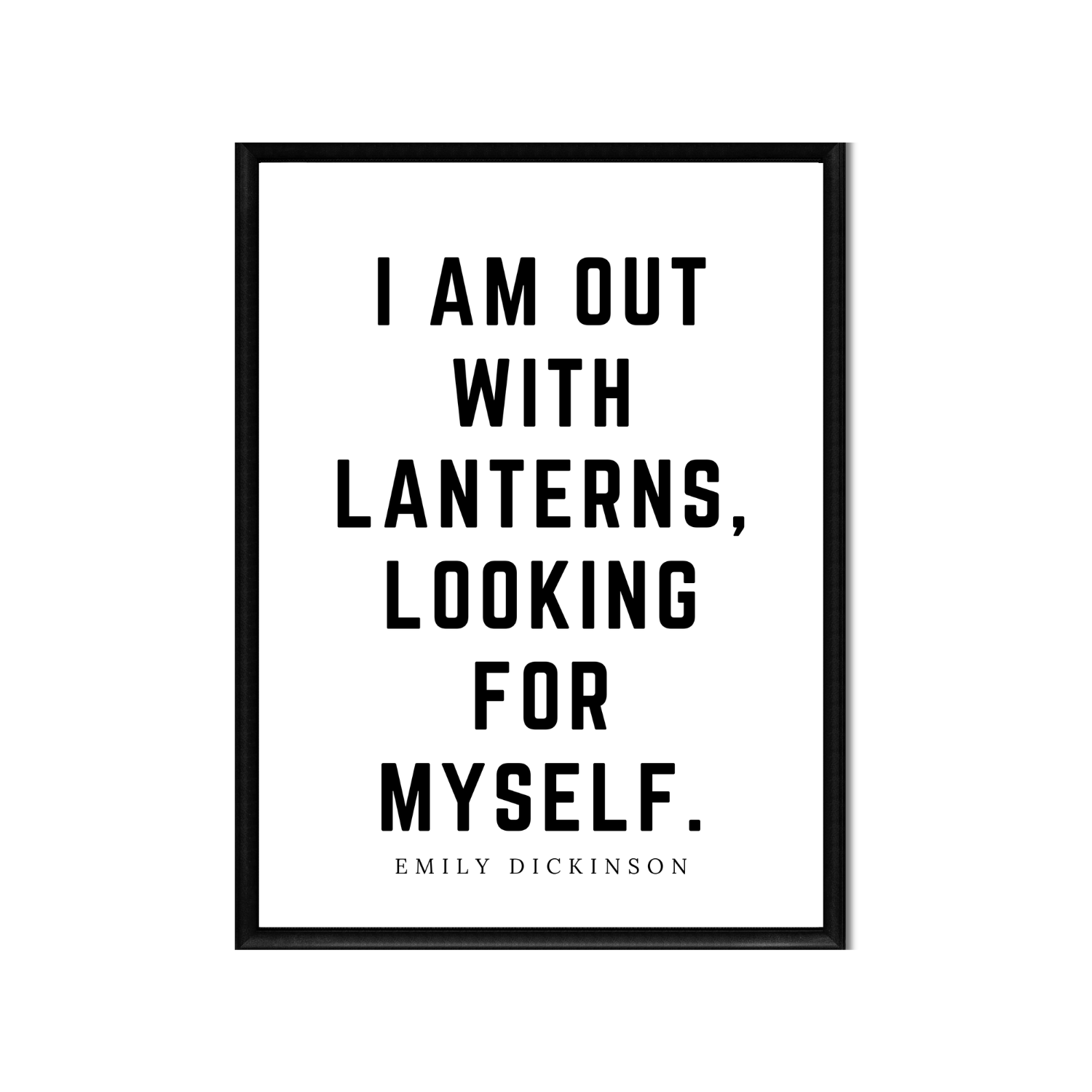 LOOKING FOR MYSELF • Printable Quote Downloadable File .png