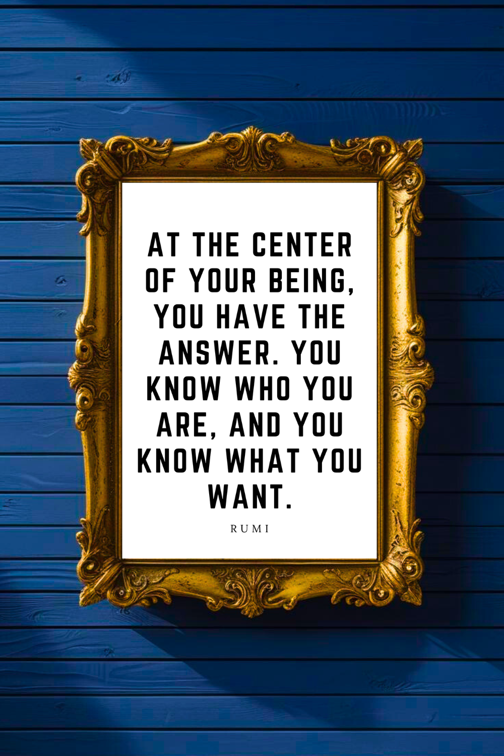 YOU HAVE THE ANSWER • Printable Motivational Sayings • Black and White Inspirational Wall Art Quote Prints.png