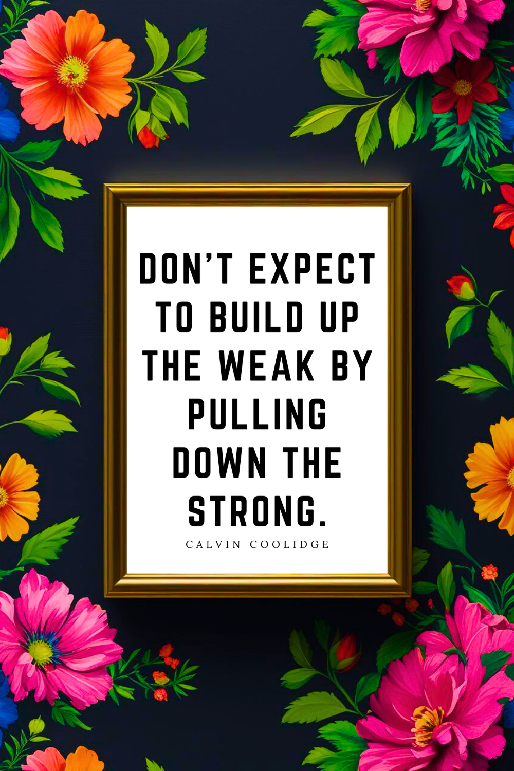 PULLING DOWN THE STRONG • Printable Inspiration Best Motivational Quotes • Black and White Wall Art Print.png
