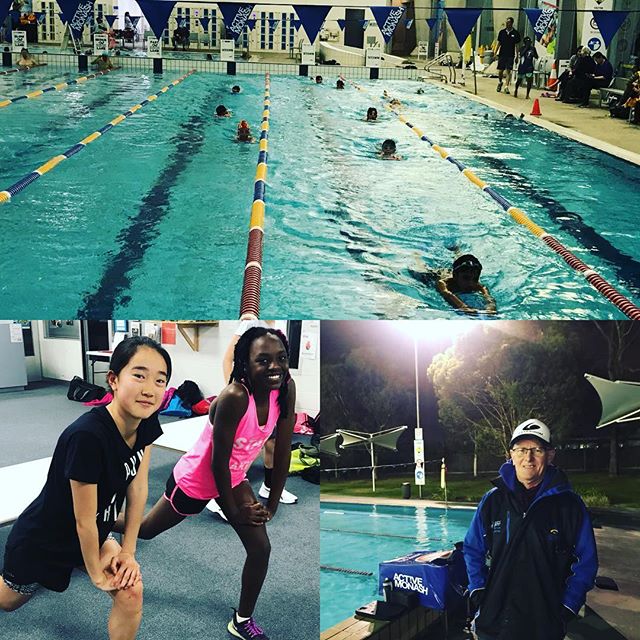 Our team working hard tonight #swimmingthrough #tateswim #activemonash