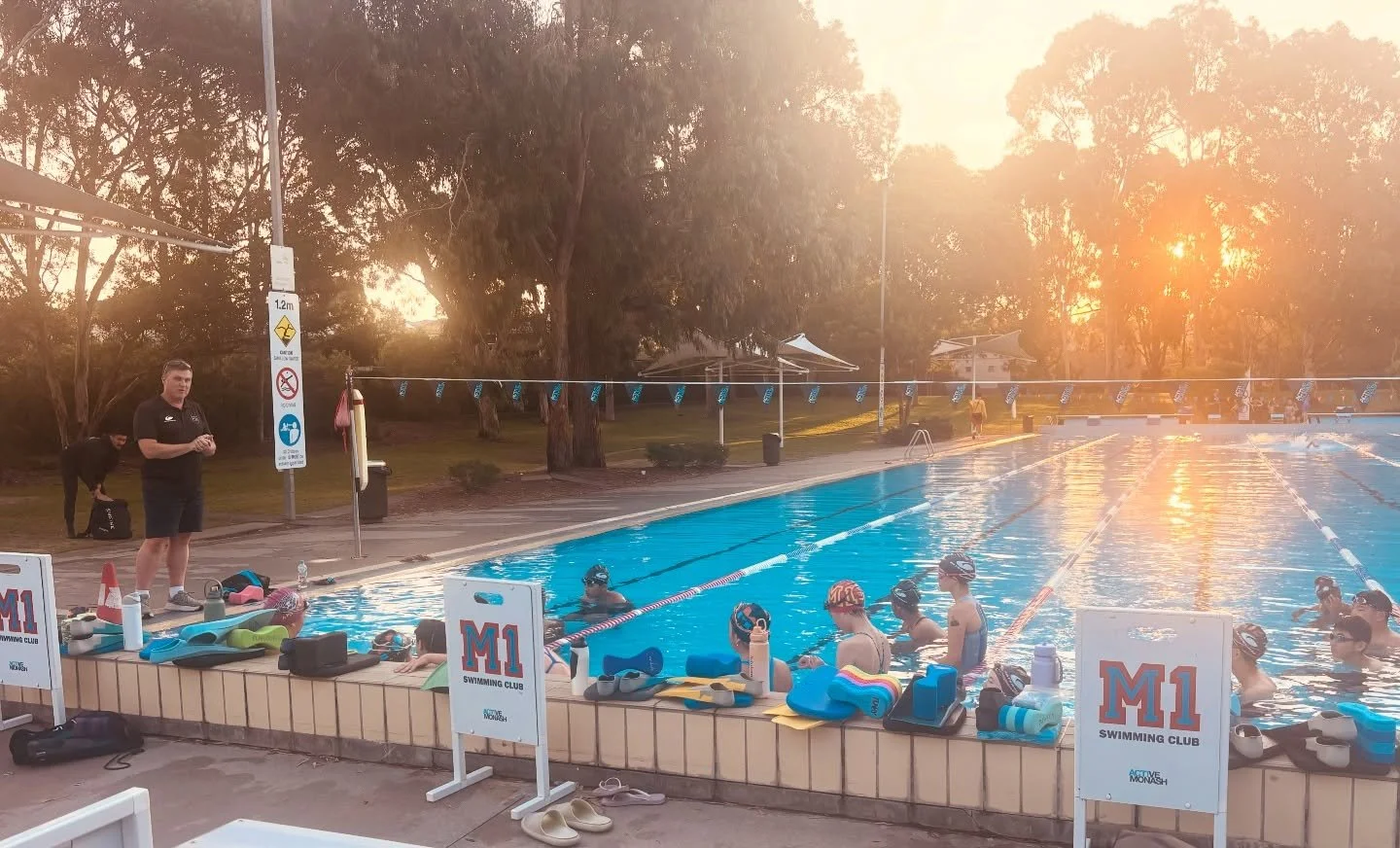 Open Squad feels - coach GT fan club - tats n&rsquo; all. #fitnessswimming #activemonash #tateswim #mastercoach #funswim