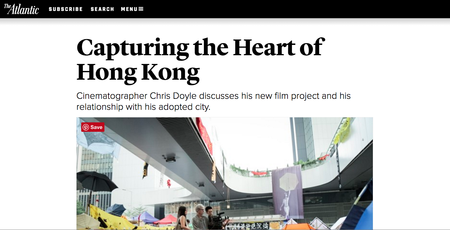 The Atlantic: Capturing the Heart of Hong Kong