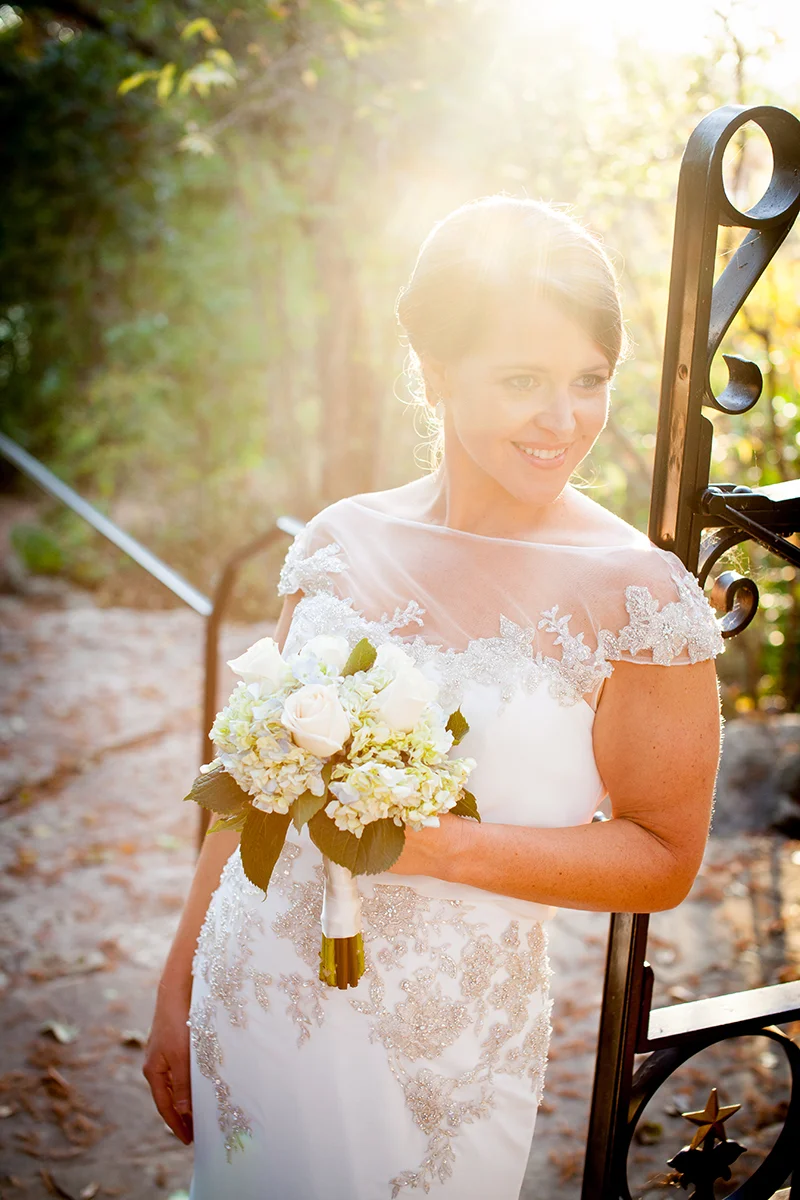 romantic austin bridal portrait