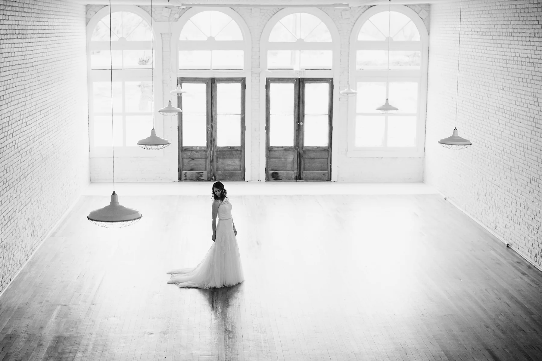 urban austin bridal portrait