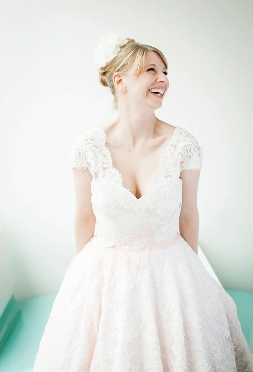 vintage austin bridal portrait