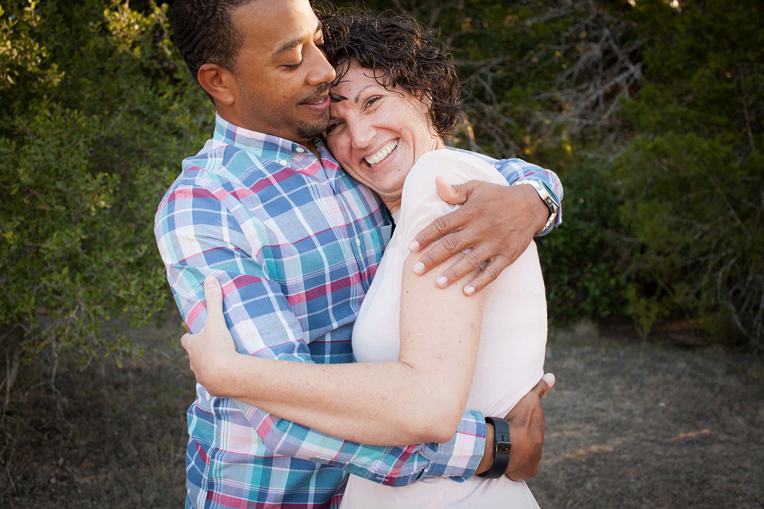 austin mixed couple portrait