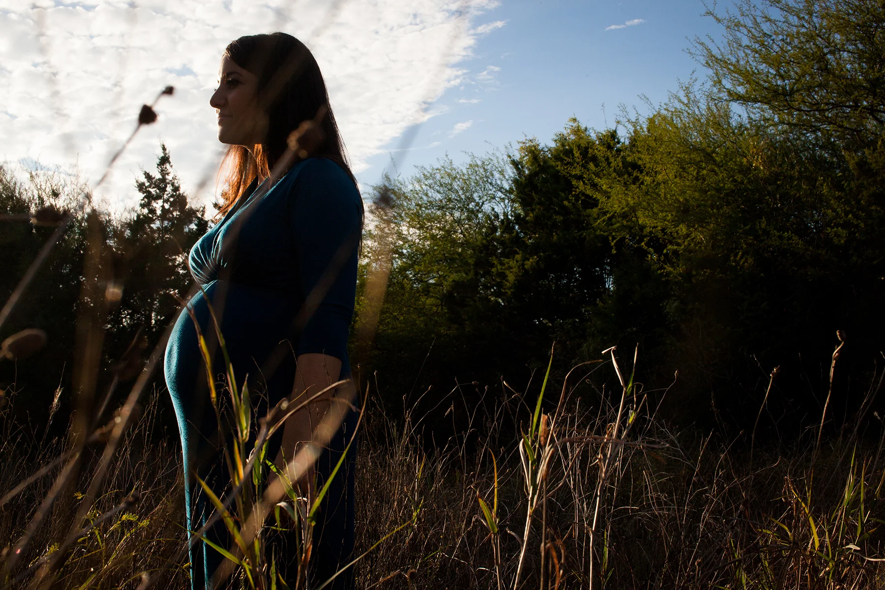 austin maternity outdoor photo shoot