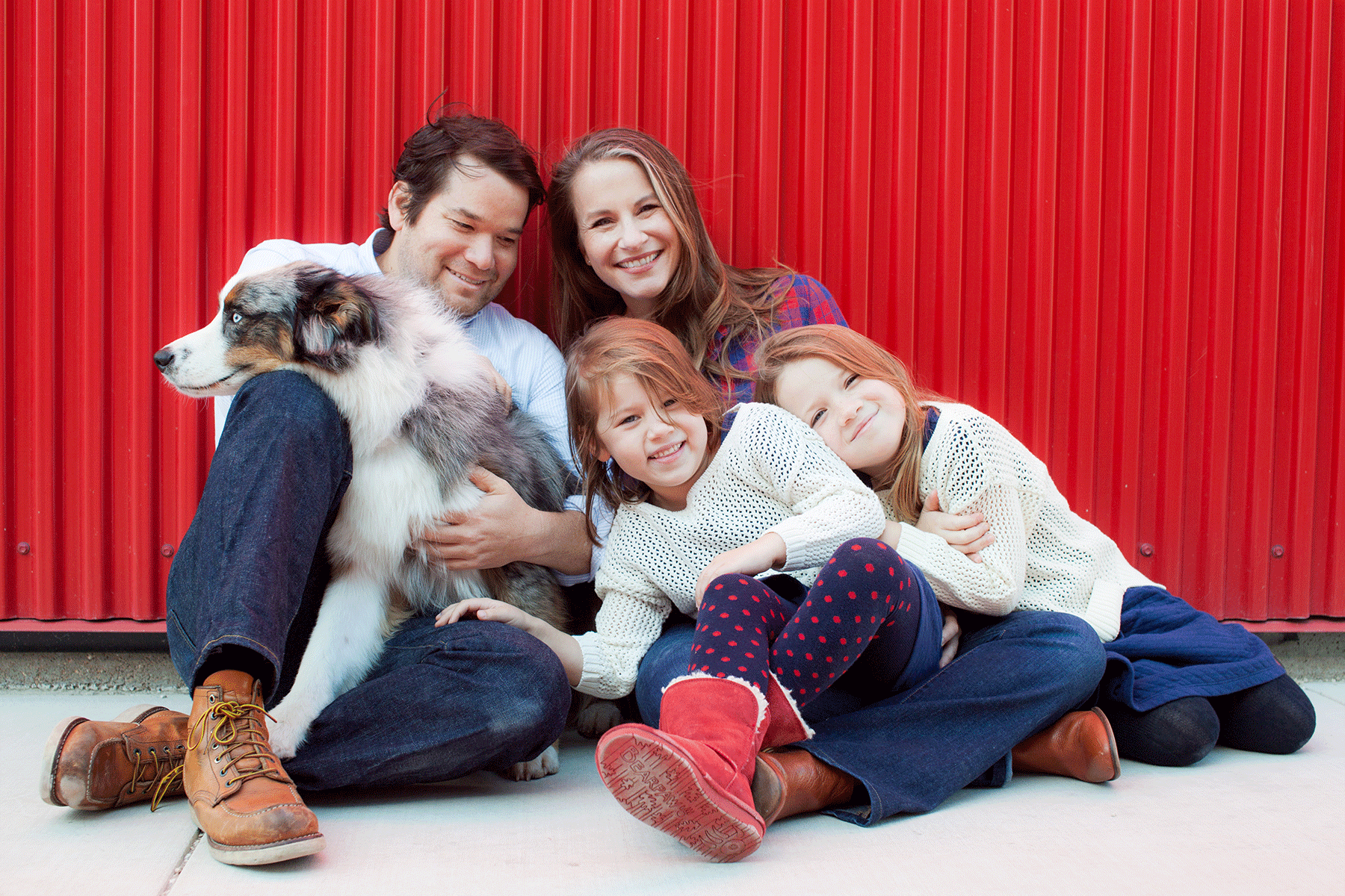 austin young family and dog photo shoot