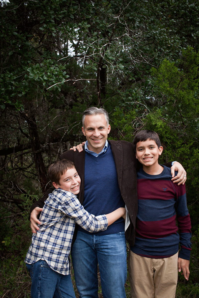 austin father and sons fall photo shoot