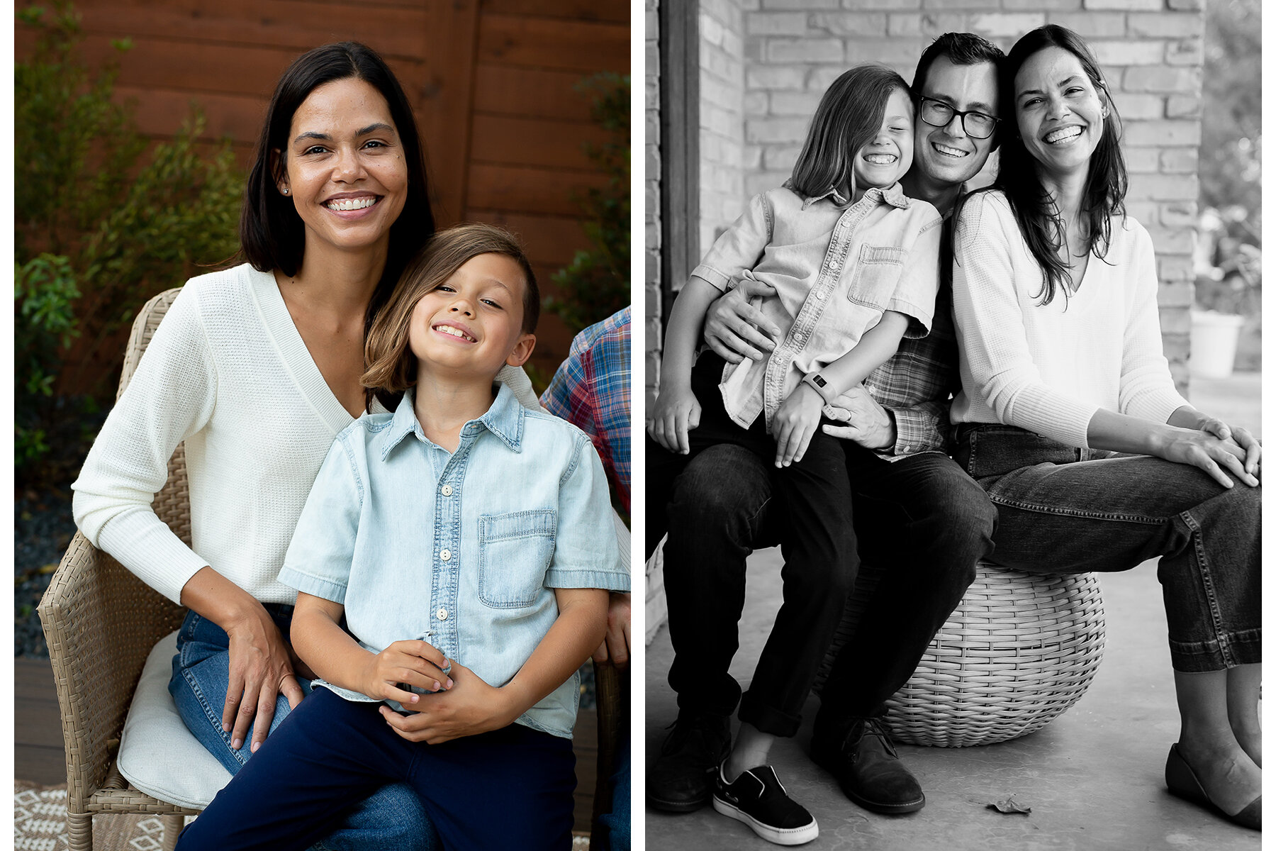 Family of 3 during their Austin family photography session