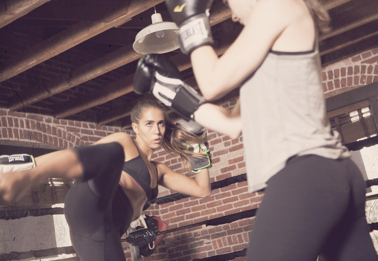 Elite Sparring in the ring.