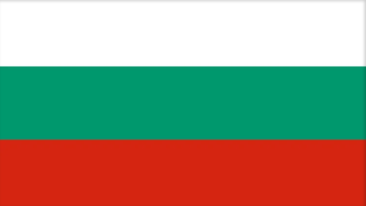 Flagge von Bulgarien: weiß-grün-rote Streifen (horizontal)