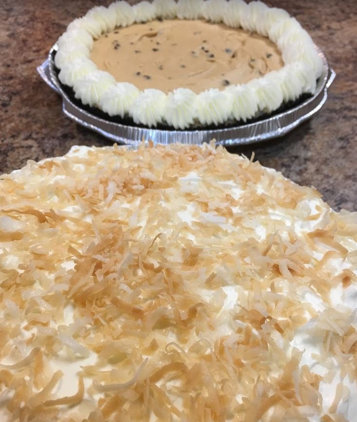 Peanut butter pie and coconut.JPG