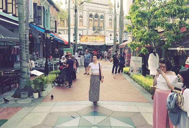 Mandatory post kampong glam cafe gado gado &amp; mee hoon soto walk. #cheechngfun #binthemiddle