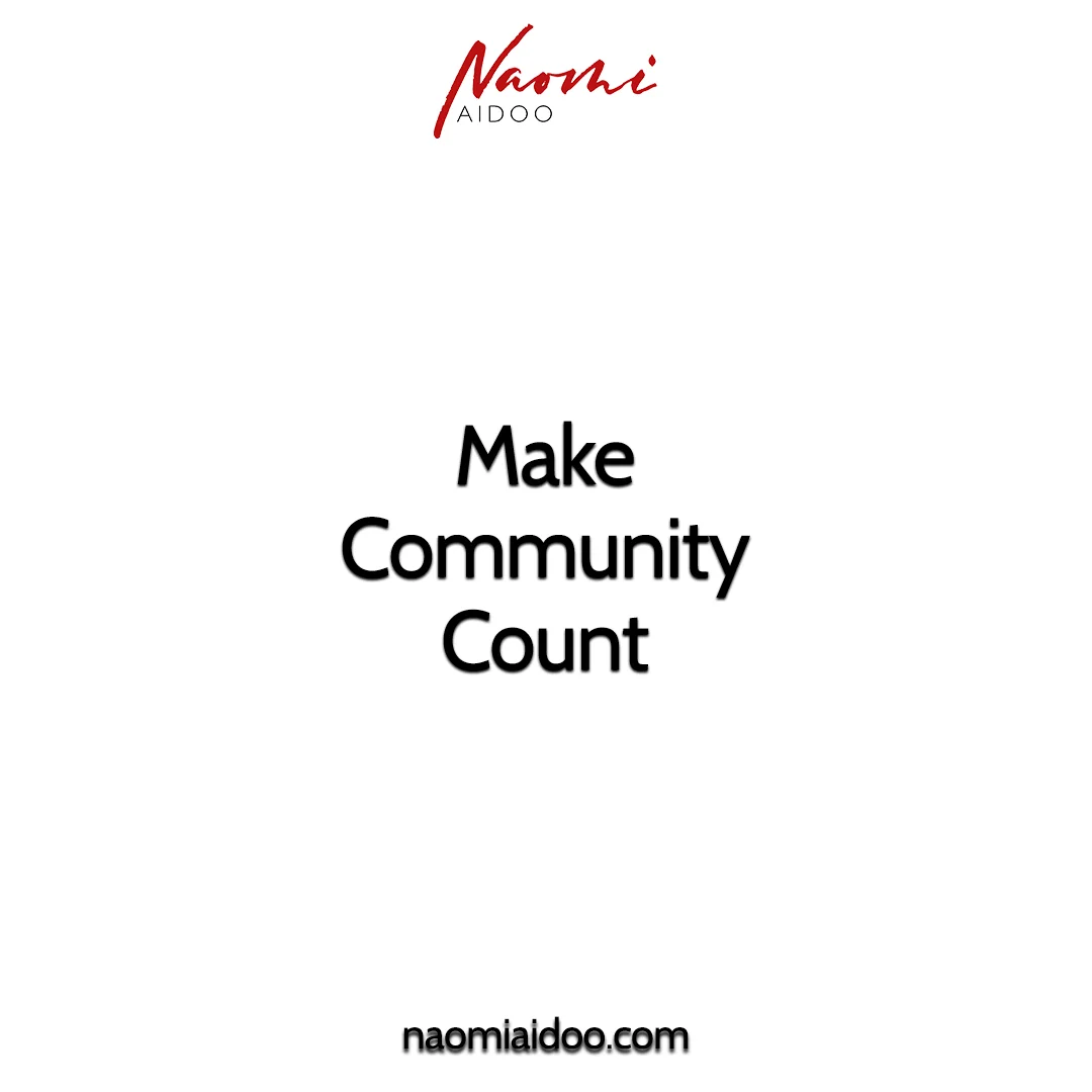 Make Community Count