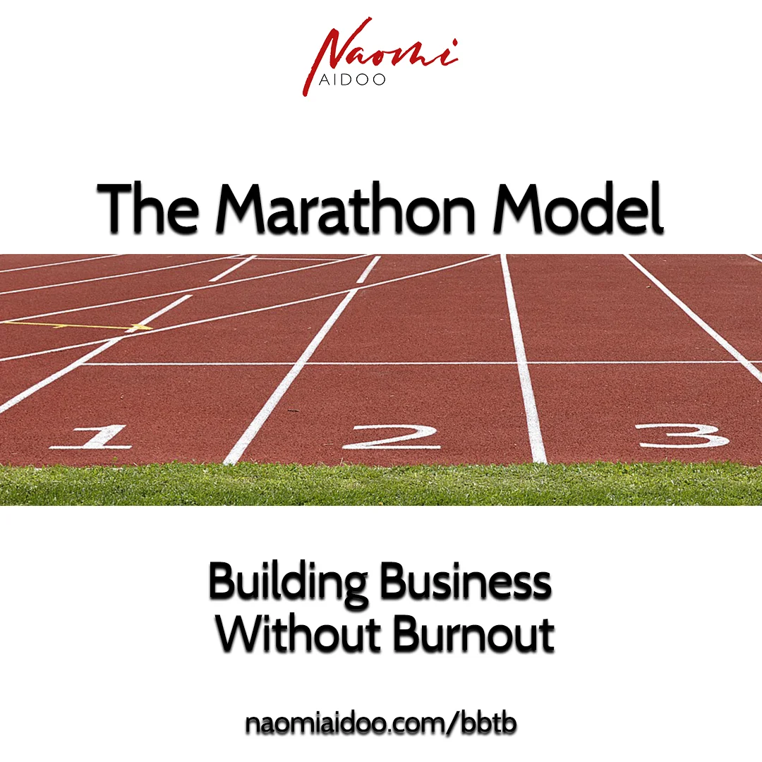 Business is a marathon and not a sprint.