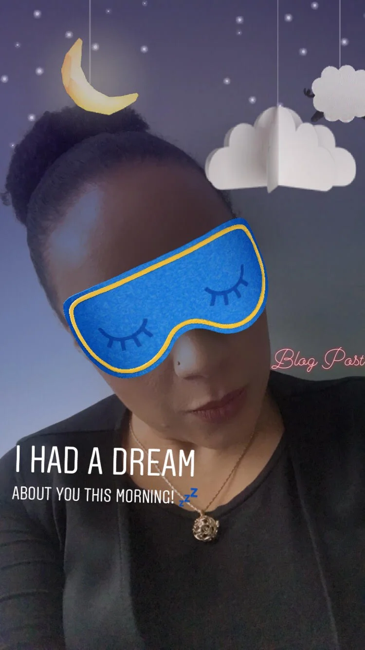 I had a dream about you this morning...