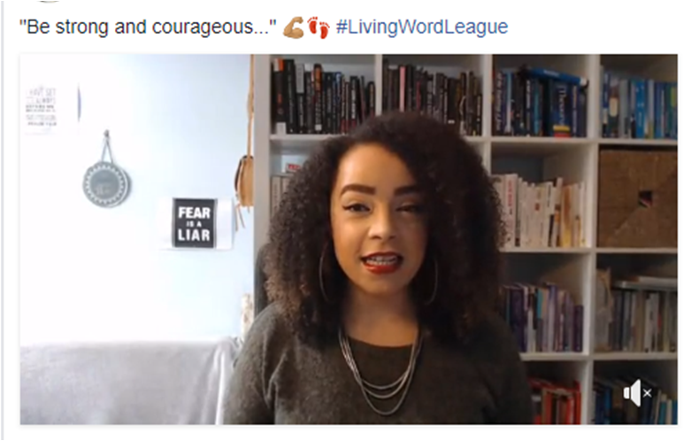 "Be strong and courageous..."