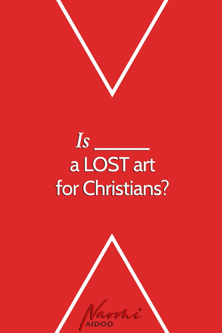 Lost art for Christians.jpg