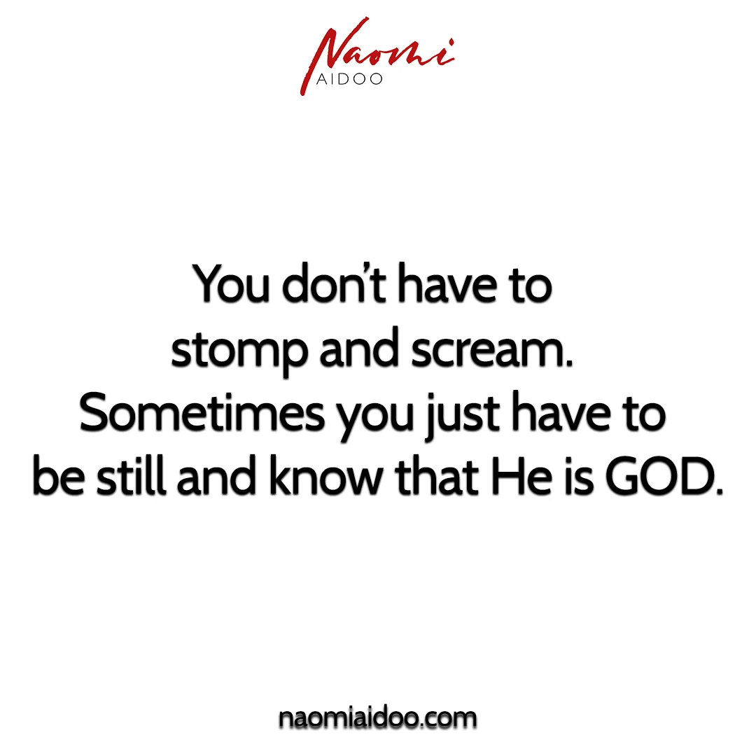 Stomping & screaming instead of SURRENDER