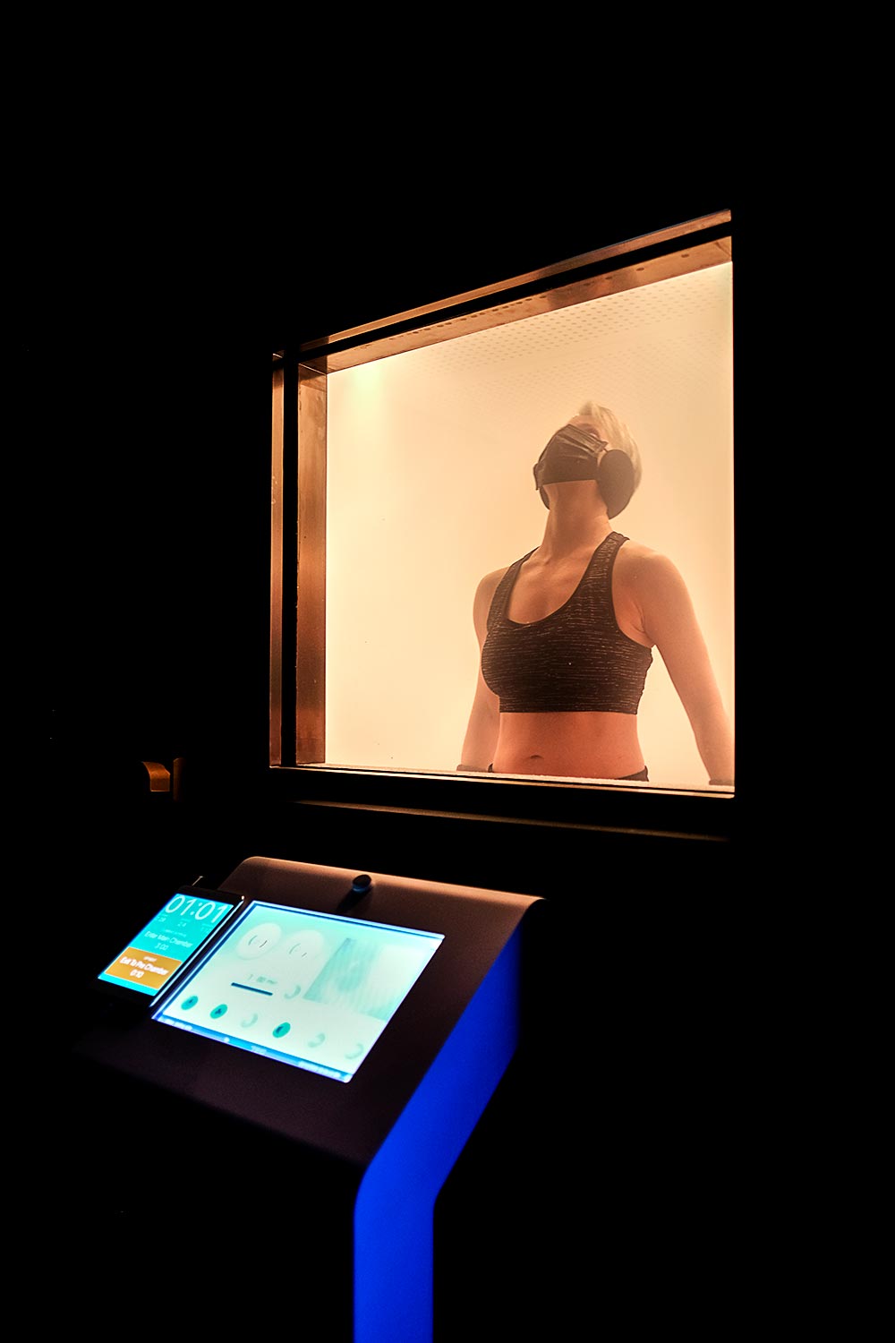Dianne McGrath - Whole Body Cryo Room at Alchemy Cryotherapy Centre