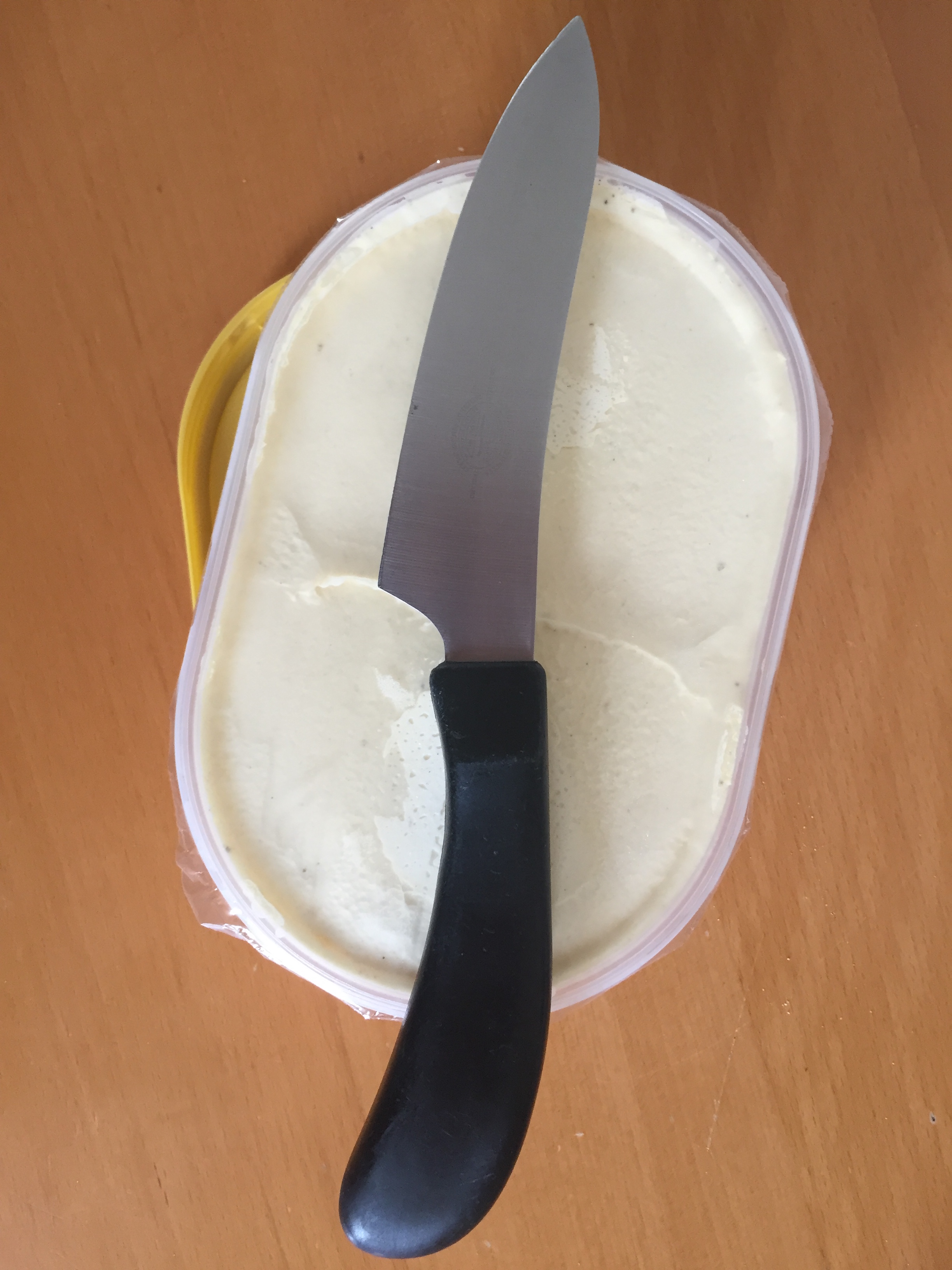 Why I use a knife to serve ice cream