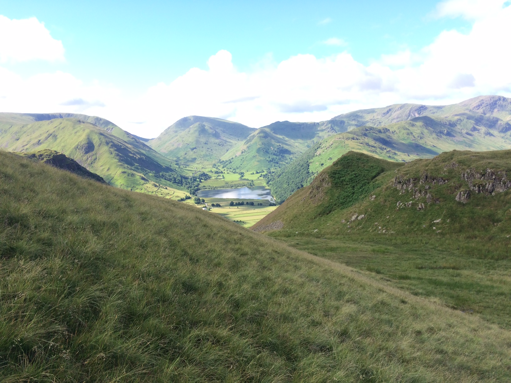 Tarn on the way to Kidsky Pike from Patterdale