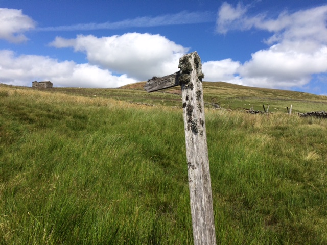 Footpath sign post