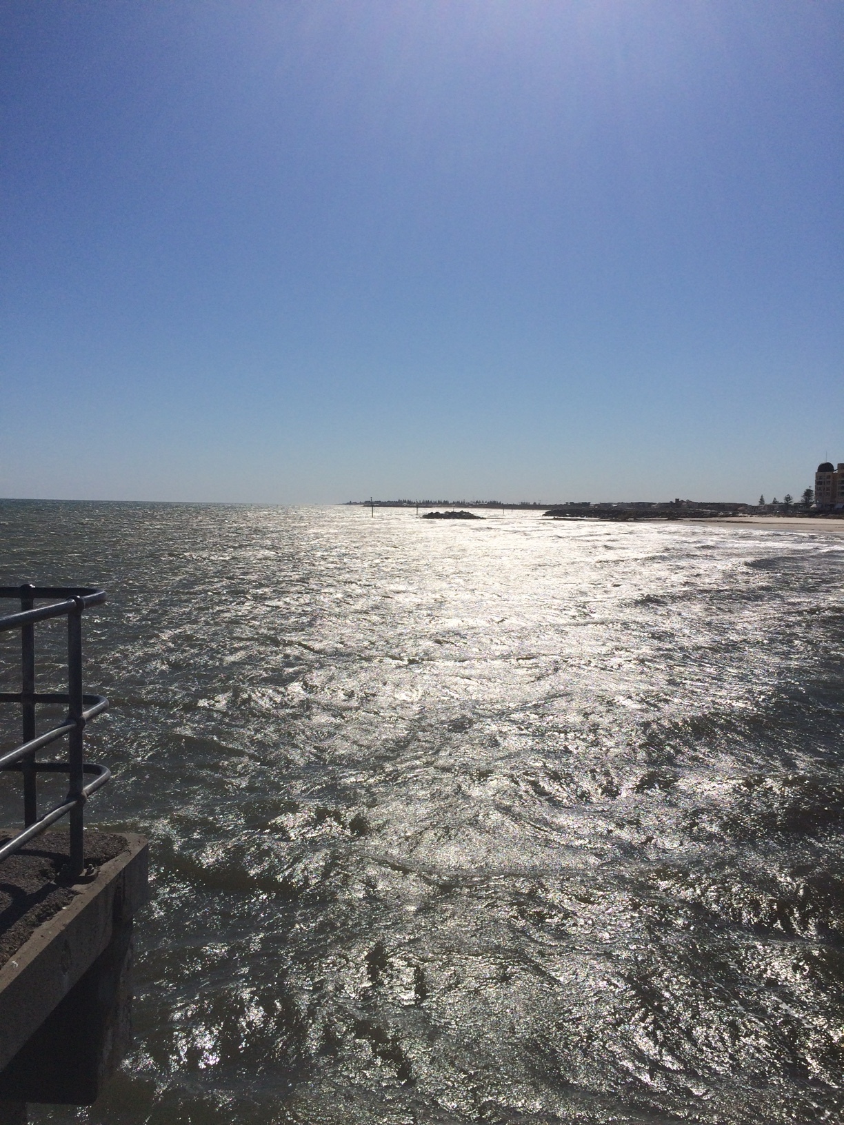 This shot (from the Glenelg jetty) brings to mind In At the Deep End
