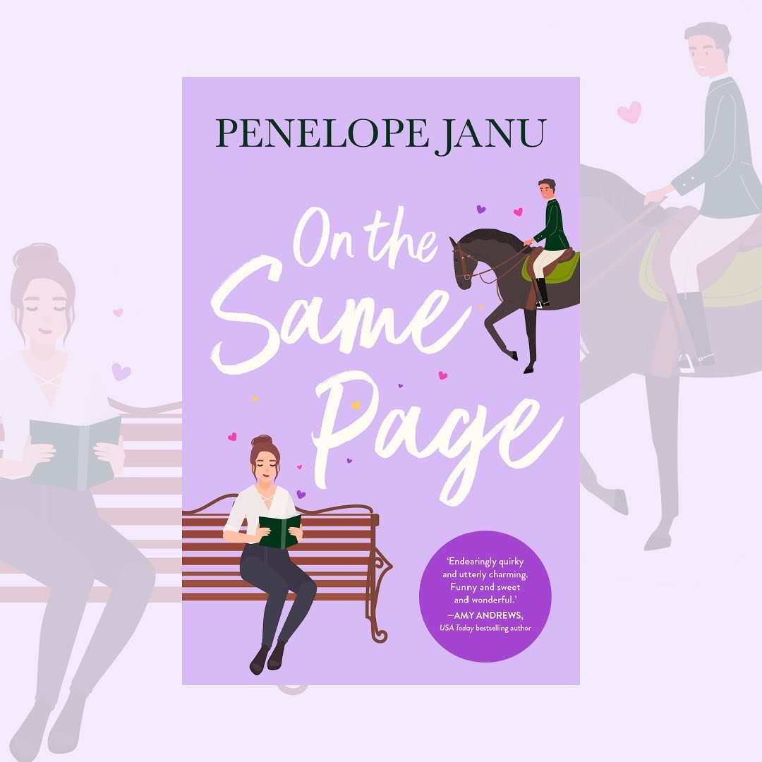 💜 On the Same Page, my romantic comedy about modern day Mikes Franklin, a lawyer who writes historical romance novels in secret, and Lars Christensen, the publisher determined to expose her, is on special on all eBook platforms for only $1.99. Horse
