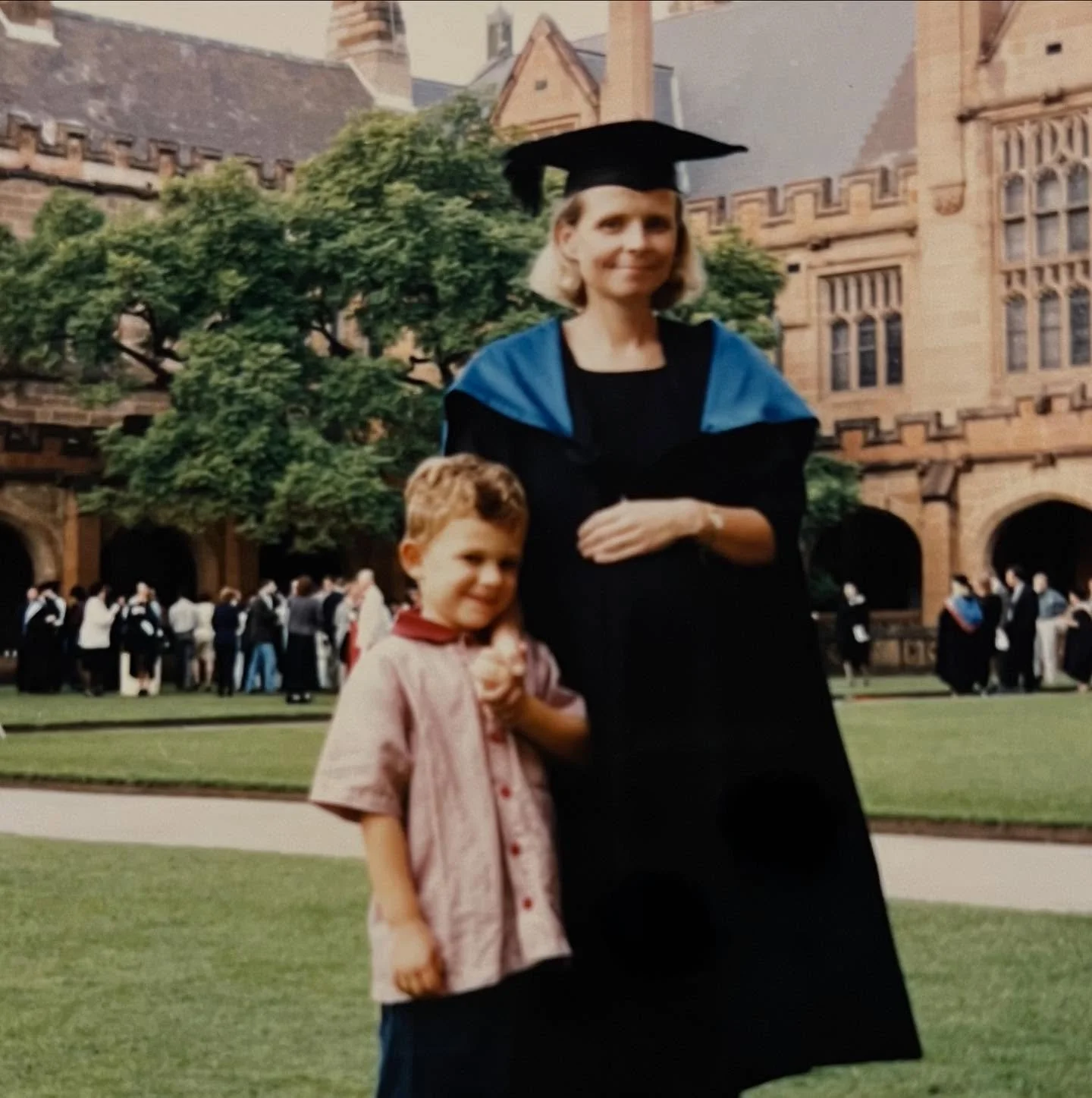 It&rsquo;s easy to waste time scrolling through social media, but looking at old photos is a different thing altogether (or so I told myself this afternoon). I graduated with a Masters in Law in 1997 (or was it 1998?) and here I am with child number 