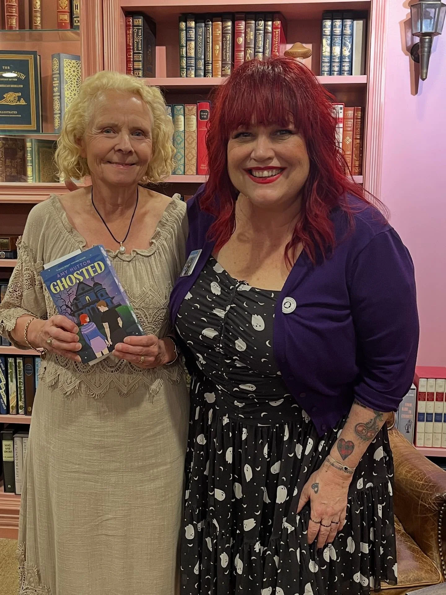 Happiest of release days to Amy Hutton! What a fabulous event last night at Harry Hartog Mosman to celebrate her third novel, Ghosted, coming out into the world. Romance, ghosts, a small town, a mystery to solve, laughter and love. And what a fab cre