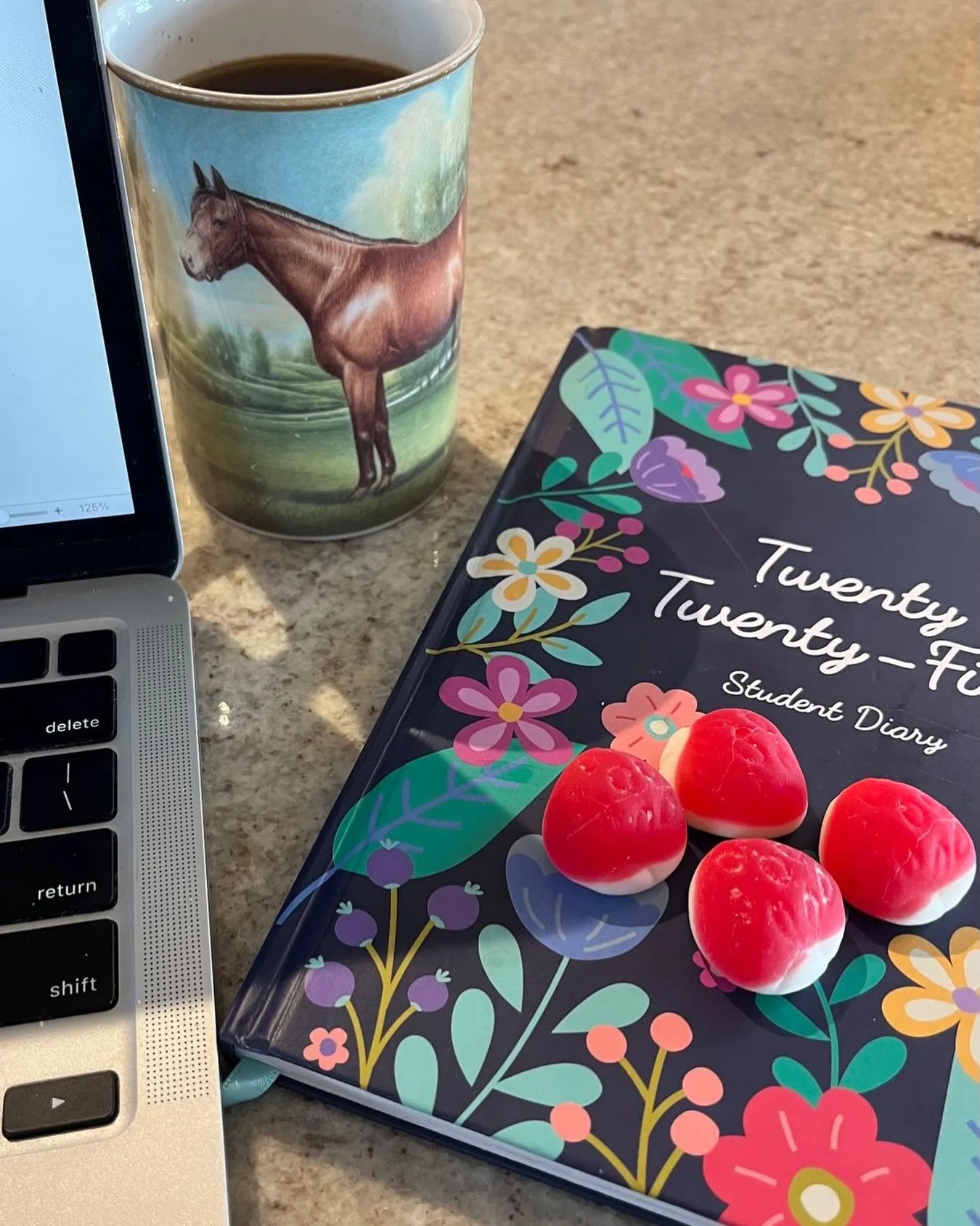 2025 is coming to a close, so it's time to work on my 2026 Christmas novella. Also drink coffee and eat lollies. I generally buy the retro mix. My favourite honey bears are gone, as are the bananas, the milk bottles and the green and orange jelly bab